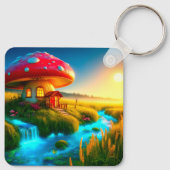 Porte-clés Maison de champignons (Dos)