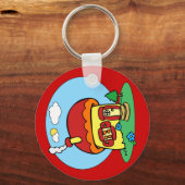 Porte-clés Maison de champignons (Recto)