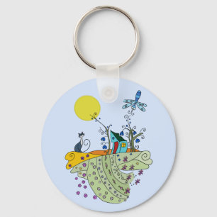 Porte-clés Maison de chat