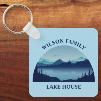 Maison de famille de Lake Custom House Bleu