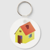 Porte-clés Maison de grange jaune (Recto)