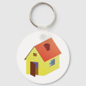 Porte-clés Maison de grange jaune (Verso)