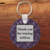 Porte-clés Maison de vacances Merci Location de clés d'hôtes (Recto)