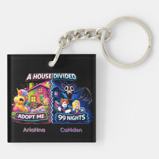 Porte-clés Maison divisée Adopt Me contre 99 Nights