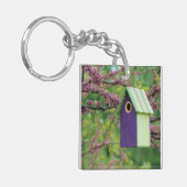 Porte-clés Maison d'oiseau sur un arbre Redbud (Devant gauche)