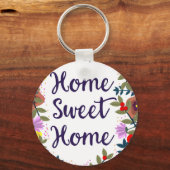 Porte-clés Maison Douce Maison Récif Floral (Recto)