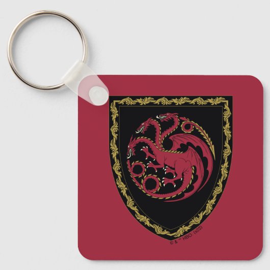 Porte-clés MAISON DU DRAGON | Maison Targaryen Crest (Recto)