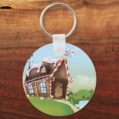 Porte-clés Maison en pain d'épices (Recto)