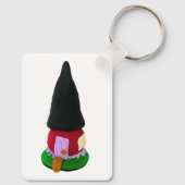 Porte-clés Maison Gnome Cute, Faite À La Main En Argile Polym (Verso)