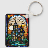 Porte-clés Maison gothique vitrail (Verso)