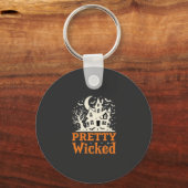 Porte-clés Maison hantée Halloween Pretty Wicked_1 (Recto)