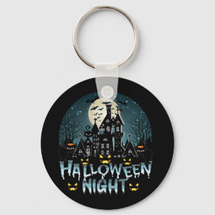 Porte-clés Maison hantée, Soirée d'Halloween effrayante