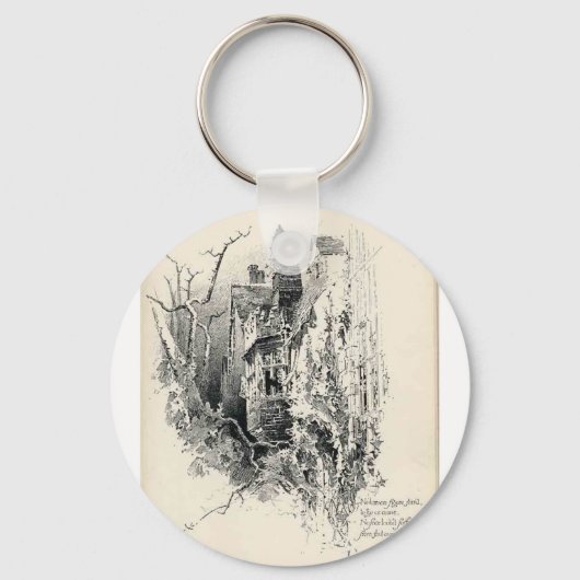 Porte-clés Maison haunted (Recto)