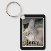 Porte-clés Maison Rabbit Memorial Photo Black Keepsaké Métal (Recto)