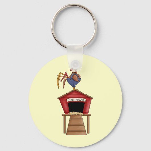 Porte-clés Maison Rooster Hen (Recto)