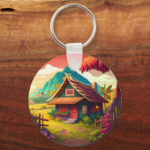 Porte-clés Maison traditionnelle philippine-36543 (Verso)