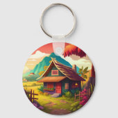 Porte-clés Maison traditionnelle philippine-36543 (Verso)
