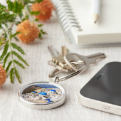 Porte-clés Maisons grecques traditionnelles (Côté)