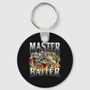 Porte-clés Maître Appât Style Motif Rap Bootleg 90s Pêche