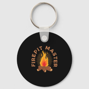 Porte-clés Maître de brasero pour hommes camping feu de camp