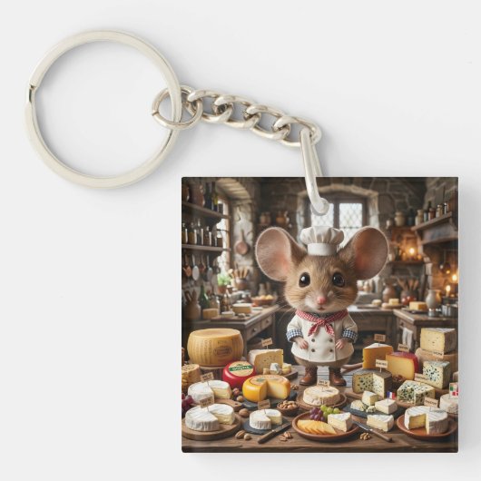 Porte-clés Maître Fromager Souris (Devant)