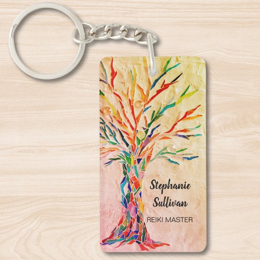 Porte-clés Maître Reiki Arbre de Vie