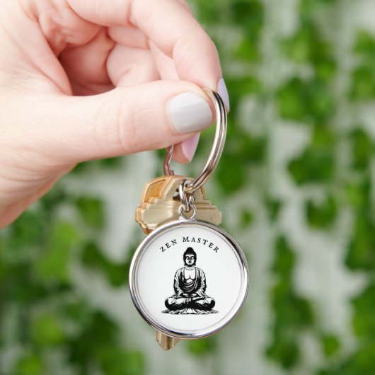 Porte-clés Maître Zen - Méditation Bouddha (main)