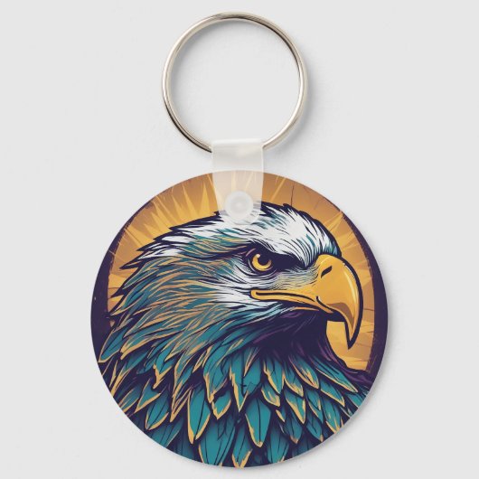 Porte-clés Majestic Bald Eagle (Recto)