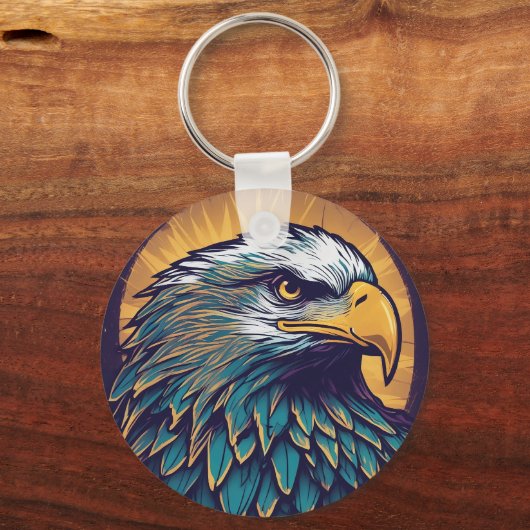 Porte-clés Majestic Bald Eagle (Verso)