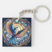 Porte-clés Majestic Bluebird Under the Golden Sun (Dos)