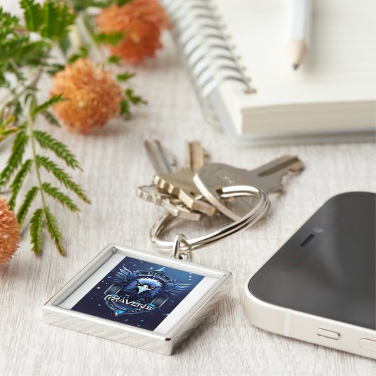 Porte-clés Majestic Eagle Emblem Keychain – Bold & Powerful S (Côté)