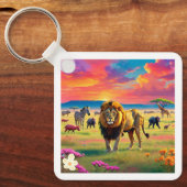 Porte-clés "Majestic Jungle Realm" (Recto)