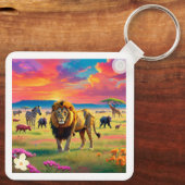 Porte-clés "Majestic Jungle Realm" (Verso)
