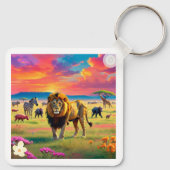 Porte-clés "Majestic Jungle Realm" (Dos)