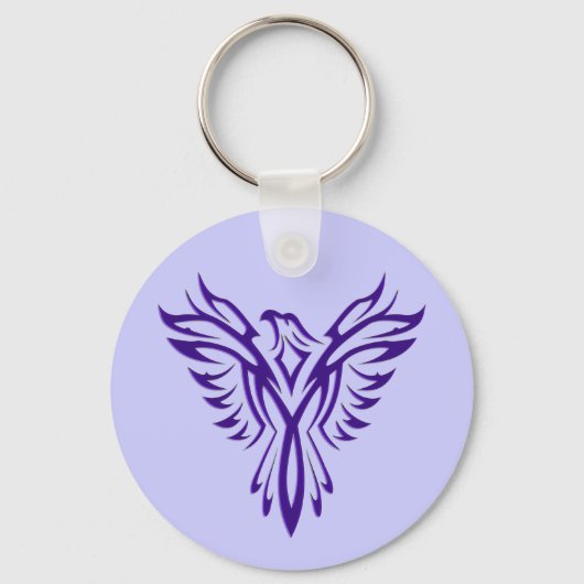 Porte-clés Majestic Purple Phoenix Rising porte - clé (Recto)