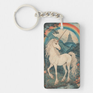 Porte-clés Majestic Unicorn - Style japonais