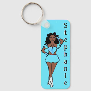 Porte-clés Majorette /Danseuse Porte - clé Aqua