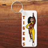 Porte-clés Majorette / Danseuse Porte - clé Jaune Maroon Tige (Recto)