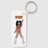 Porte-clés Majorette / Danseuse Porte - clé Orange Hornet B (Verso)