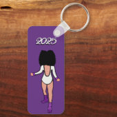 Porte-clés Majorette / Danseuse Porte - clé Tigre pourpre B (Verso)