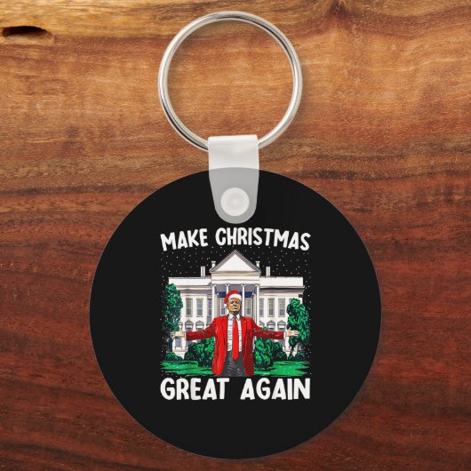 Porte-clés Make Christmas Great Again Xmas Funny Trump Pajama (Recto)