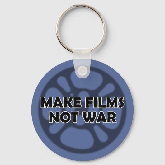 Porte-clés Make Films Not War (Recto)