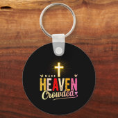 Porte-clés Make Heaven Crowded - Cross Christian Apparel (Recto)