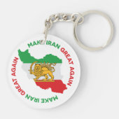 Porte-clés Make Iran Great Again Persian (Dos)