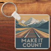 Porte-clés Make It Count (Recto)