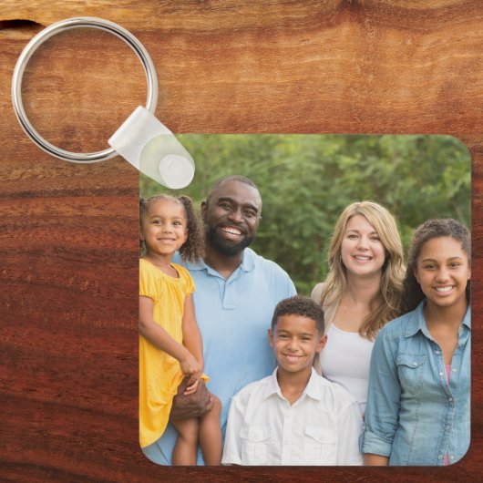 Porte-clés Make It Yourself - Custom Double Sided 2 Photo (Recto)