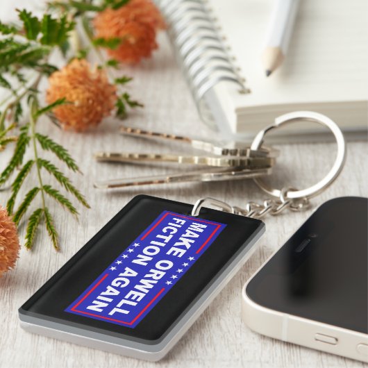 Porte-clés Make Orwell Fiction Again (Devant droit)