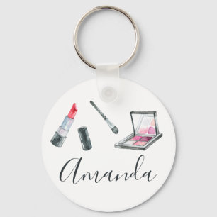 Porte-clés Makeup Artist Personalized Custom Art
