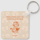 Porte-clés Making Commas Count Captivating Connections Gramma (Dos)