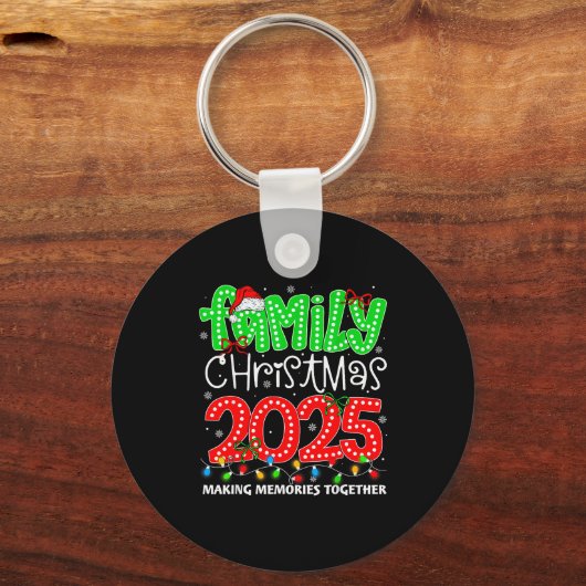 Porte-clés Making Memories Together Family Christmas 2025 Xma (Recto)